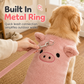 📢📢50% OFF !! ⏰ Fleece Lined Pet Cartoon Vest – Warm, Leash Ring, Soft ✨