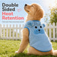 📢📢50% OFF !! ⏰ Fleece Lined Pet Cartoon Vest – Warm, Leash Ring, Soft ✨