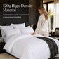 📢📢50% OFF !! ⏰ Hotel Style Satin Stripe Bedding Set – 120g Fabric, Internal Ties, 7 Colors ✨