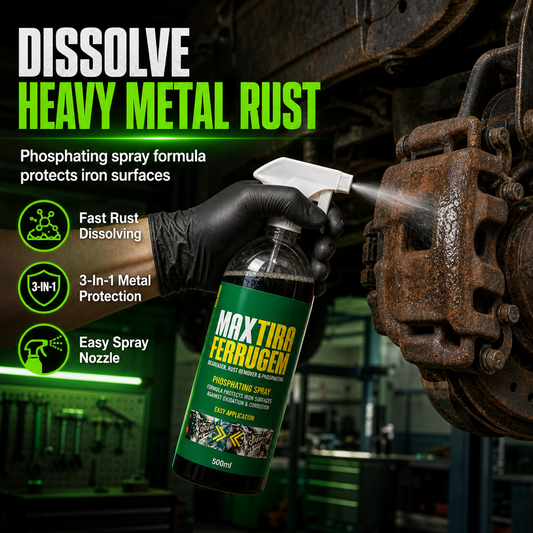 🥳Buy 3, Get 1 Free！🥳✨ 3-in-1 Rust Remover & Phosphating Agent — Degrease, Remove & Prevent 💨