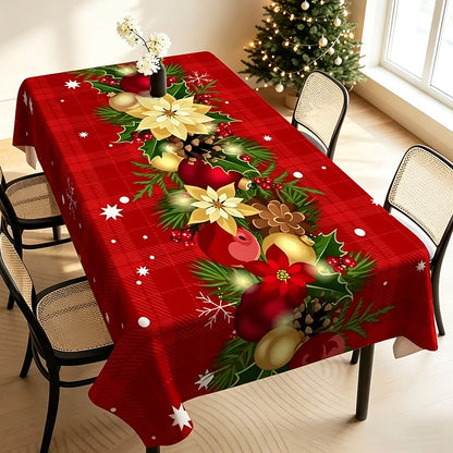 📢📢50% OFF !! ⏰Waterproof Holiday Tablecloth