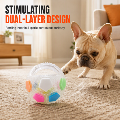 📢📢50% OFF !! ⏰Interactive Dog Soccer Ball Toy with Grab Tabs