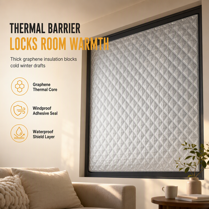 📢📢40% OFF !! ⏰Graphene Thermal Insulated Window Curtain for Winter Windproofing