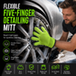 📢📢50% OFF !! ⏰Thickened Plush Five Finger Car Wash Glove with Sandwich Mesh for Vehicle Detailing and Household Cleaning