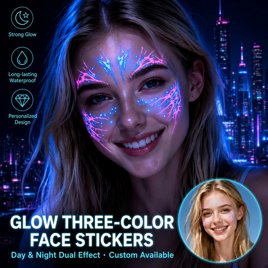 📢📢BUY 1 GET 1 FREE !! ⏰Halloween Luminous Face Tattoo Stickers