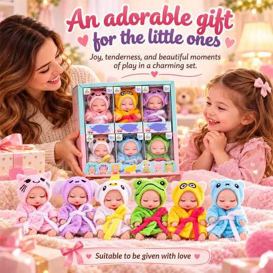 📢📢50% OFF !! ⏰Mini Reborn Baby Dolls Lifelike Realistic Baby Dolls