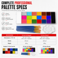📢📢50% OFF !! ⏰Face and Body Oil Palette for Kids and Adults Theatrical Chinese Opera Makeup and Festival Party Body Painting Pigment Kit