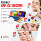 📢📢50% OFF !! ⏰Face and Body Oil Palette for Kids and Adults Theatrical Chinese Opera Makeup and Festival Party Body Painting Pigment Kit