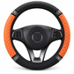 ✨ LIMITED-TIME 50% OFF ✨Sparkling Rhinestone Quilted Leather Steering Wheel Cover