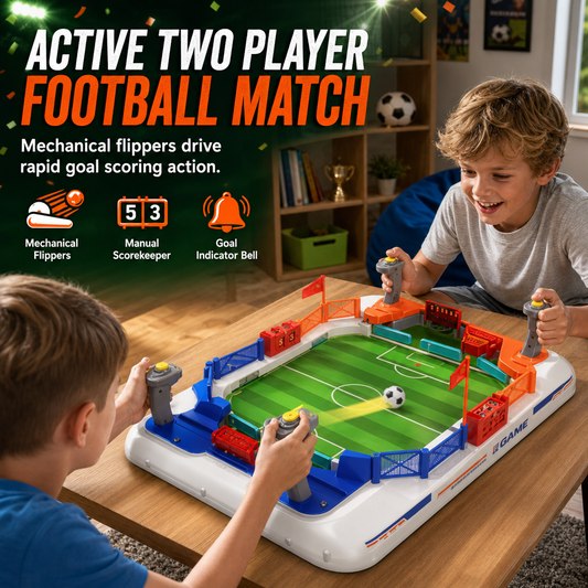 📢📢40% OFF !! ⏰2 Player Battle Tabletop Soccer Game Interactive Table Football Board Toy for Kids