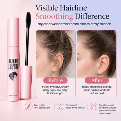 📢📢50% OFF !! ⏰Flyaway Hair Finishing Liquid for Taming and Styling Messy Hair