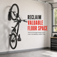 📢📢LIMITED-TIME 50% OFF⏰Adjustable Wall Mounted Bike Hanger Indoor Bicycle Storage Rack Hook for Mountain Bikes