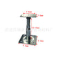 Adjustable Heavy Duty Galvanized Steel Post Support Base Bracket for Elevated Floors and Roofs