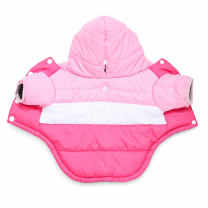 Warm Waterproof Winter Hooded Dog Coat
