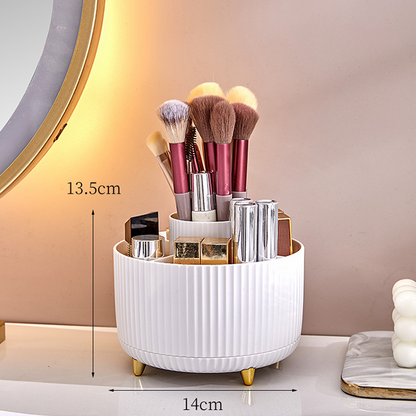 Rotating Desk Organizer with Compartments