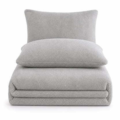 📢📢50% OFF !! ⏰Thick Warm Plush Fitted Sheet Solid Color Soft Mattress Cover for Winter