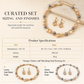 📢📢 50% OFF !! ⏰Vintage Floral Pearl Jewelry Set—Elegant Shine for Your Special Night, Limited Stock!