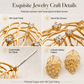 📢📢50% OFF !! ⏰18K Gold Plated Two Way Wear Cutout Double Leaf Stud Earrings with Sparkling Cubic Zirconia