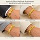 Mens Vietnamese Sand Gold with Watch Clasp Matte Sandblasted Finish Fashion Jewelry