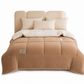 📢📢50% OFF !! ⏰Thick Warm Milk Velvet Winter Comforter Solid Color Soft Quilt Duvet Insert