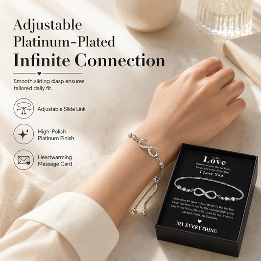 📢📢50% OFF !! ⏰Adjustable Infinity Symbol for Women with Message Card