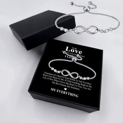 📢📢50% OFF !! ⏰Adjustable Infinity Symbol for Women with Message Card
