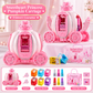 📢📢40% OFF !! ⏰Pink Kids Makeup Kit for Girls Childrens Cosmetics Toy Set with Makeup Box Birthday Gift for Little Princess