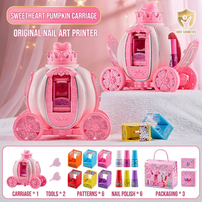 📢📢40% OFF !! ⏰Pink Kids Makeup Kit for Girls Childrens Cosmetics Toy Set with Makeup Box Birthday Gift for Little Princess