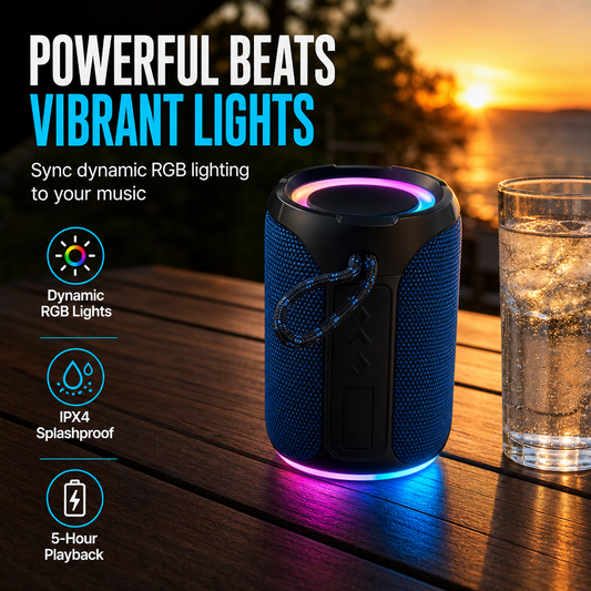 📢📢LIMITED-TIME 50% OFF⏰High Power Waterproof Bluetooth Speaker