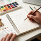 📢📢BUY 1 GET 1 FREE !! 🎨 16 Colors Watercolor Paint + 3 paintbrushes