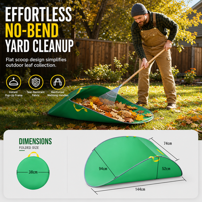 📢📢50% OFF !! ⏰Portable Pop Up Leaf Collector and Reusable Yard Garden Waste Bag