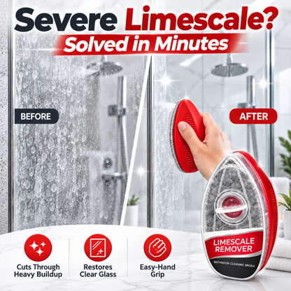📢📢50% OFF !! ⏰Limescale Remover Bathroom Cleaning Brush