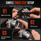 📢📢LIMITED-TIME 50% OFF⏰Super Bright Motion Sensor LED Headlamp Style Rechargeable Headlight with Dual Lithium Battery for Outdoor Night Fishing and Camping